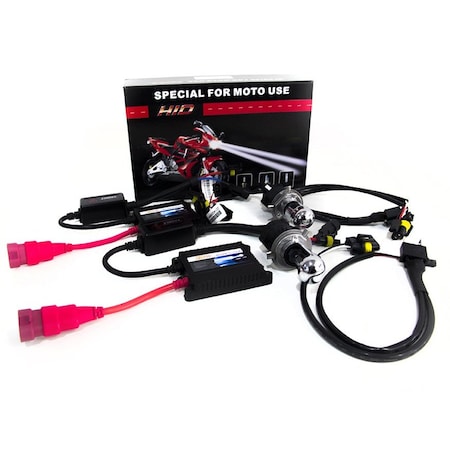Race Sport H4 5K Dual Beam Motorcycle Headlight Kit For Dual Headlights RS-H4-5K-DB-2MOTO